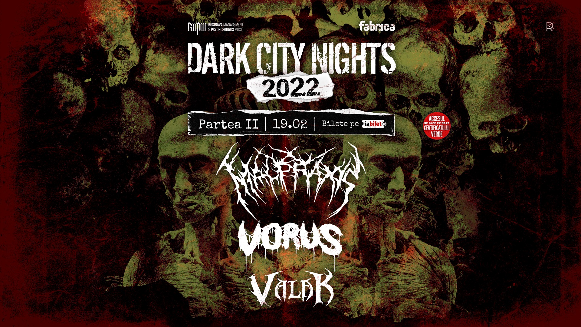 Dark City Nights 2022 part II Malpraxis, Vorus, Valak