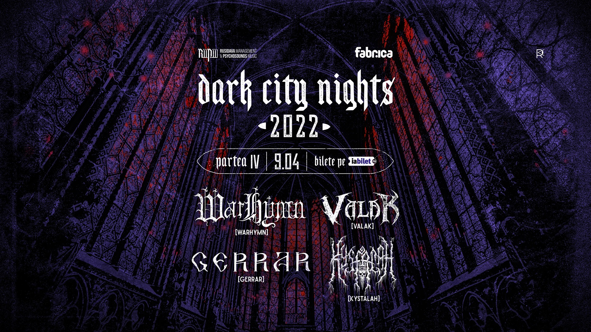 Dark City Nights 2022 part IV : Warhymn, Valak, Gerrar, Kystalah