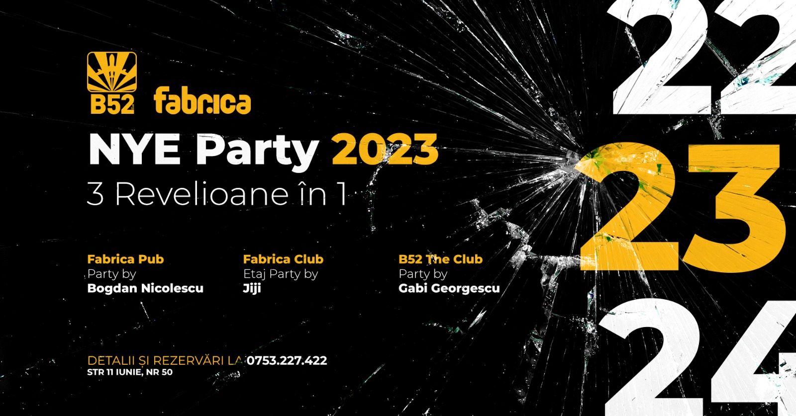 Petrecere Revelion 2023 - New Year's Eve Party @ Fabrica