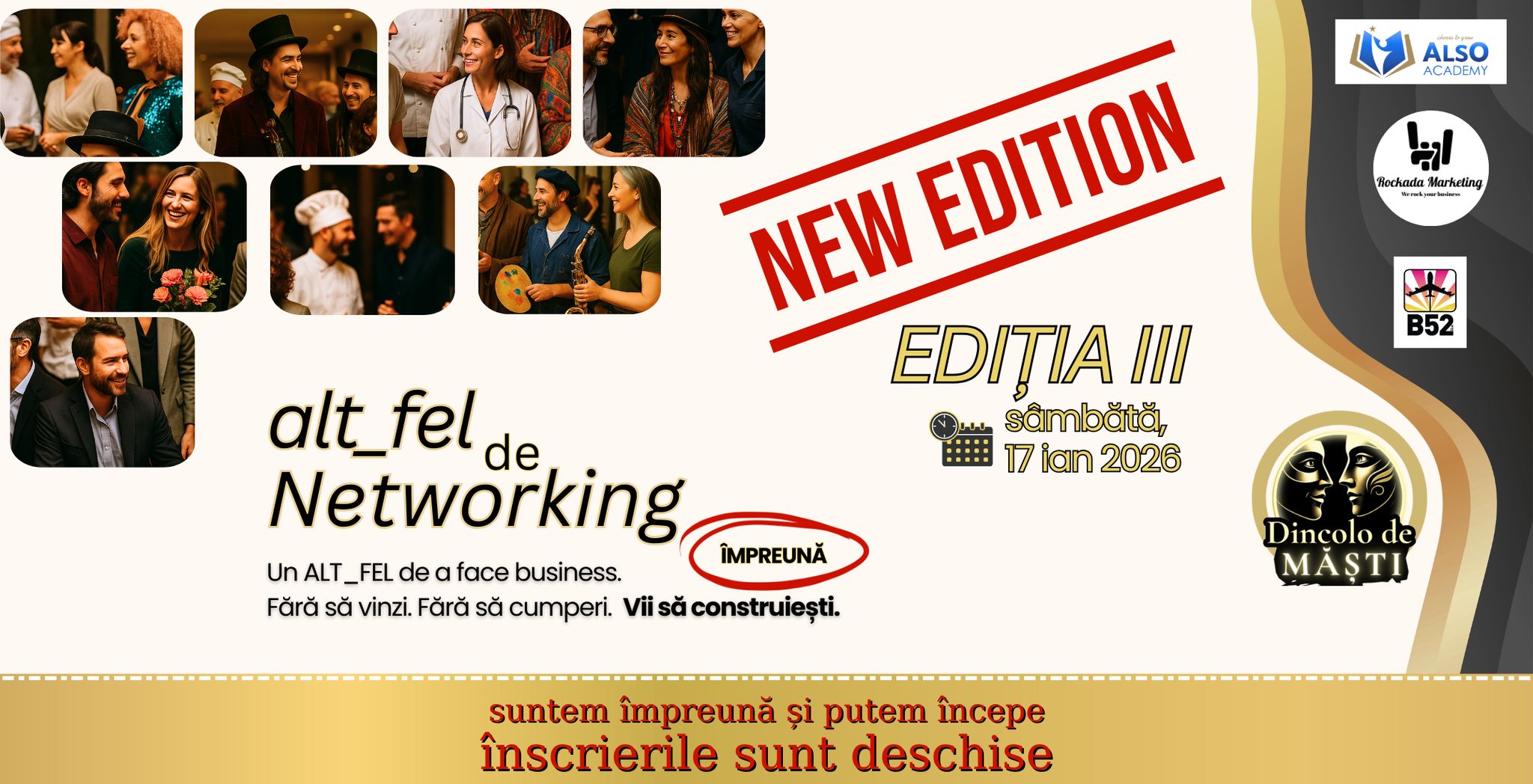 Alt_fel de Networking - Ediția III - Dincolo de măști